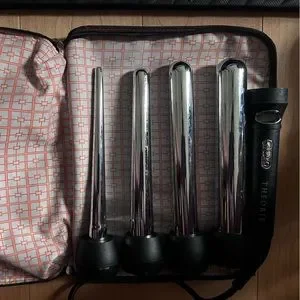 theorie saga four curling iron / wand set with case Amazon.com: Curling Wand, 4 in 1 Hair Curling Iron Wand Set  main image 2